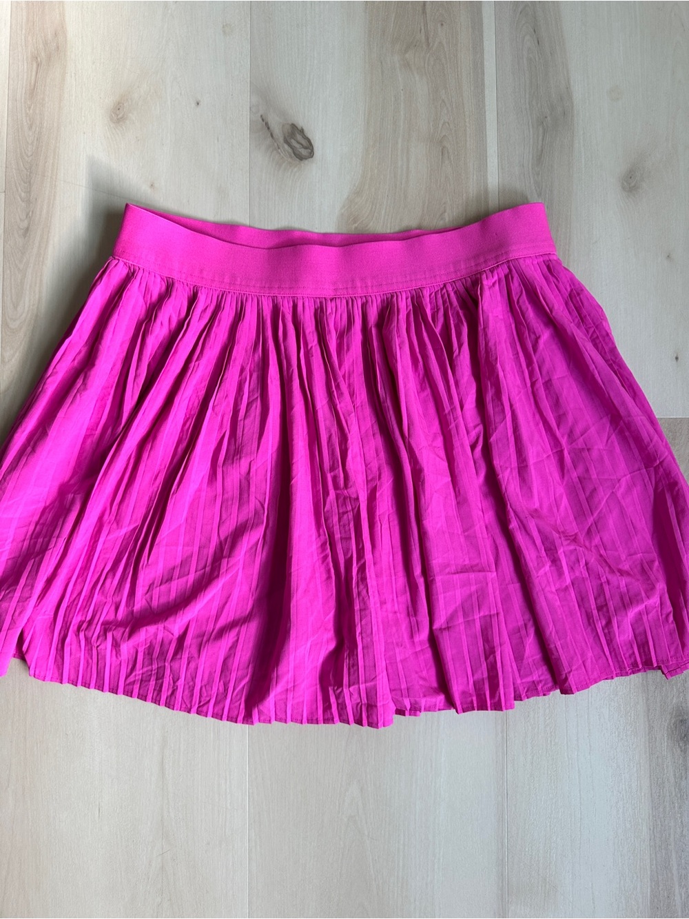 GapFit Womens Large Hot Pink Pleated Tennis Skort Athletic Shorts Pocket